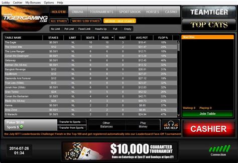 TigerGaming Poker.